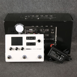 Line 6 HX Stomp LTD Edition Multi Effects Processor - White - 2nd Hand