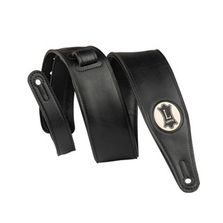 Levy's Vegan Leather Series Guitar Strap - Black Levy's Vegan Leather Series Guitar Strap - Black
