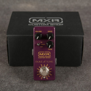 MXR Custom Shop Duke of Tone Overdrive Pedal - 2nd Hand (152687)