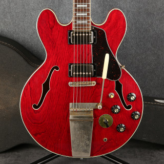 Antoria Red Devil Custom Stereo 2457 Hollow Body 1977 - Trans Cherry - 2nd Hand