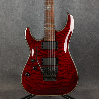 Schecter Damien Elite FR -  Left Handed - Crimson Red - 2nd Hand