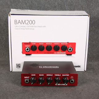 TC Electronic BAM200 Ultra Compact Bass Head - 2nd Hand