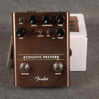 Fender Acoustic Preverb Preamp/Reverb Pedal - 2nd Hand