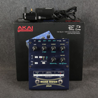 Akai Professional E2 HeadRush Delay & Looper Pedal - 2nd Hand