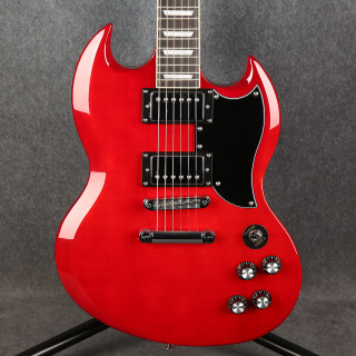 Harley Benton DC-580 Vintage Series - Cherry - 2nd Hand