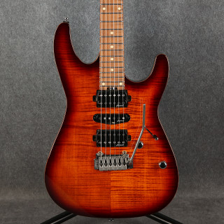 Harley Benton Fusion-III HSH Roasted - Flame Bengal Burst - 2nd Hand