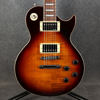 Harley Benton Deluxe Series SC-550 II - Faded Tobacco Flame - 2nd Hand