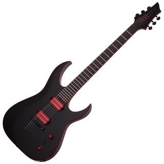 Schecter Sunset-6 Red Dawn - Gloss Black