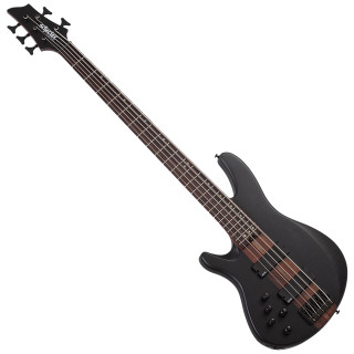 Schecter Charles Berthoud CB-5 LH - See Thru Black Satin