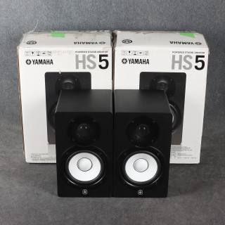 Yamaha HS5 Monitor Speaker Pair - 2nd Hand