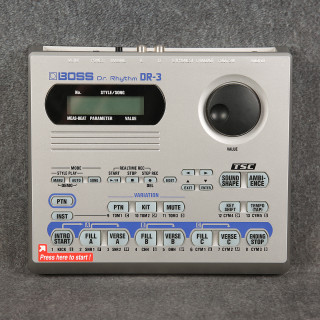 Boss Dr-3 Dr. Rythm Programmable Drum Machine - 2nd Hand
