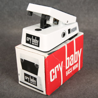 Dunlop CBM105Q Crybaby Bass Mini - White Pedal - 2nd Hand