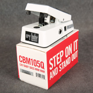 Jim Dunlop CBM105Q Crybaby Bass Mini - White Pedal - 2nd Hand