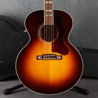 Gibson J-185 Red Spruce Electro Acoustic - Sunburst - 2nd Hand