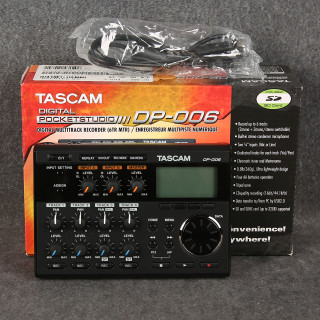 Tascam DP-006 Digital Pocket Studio - 2nd Hand Tascam DP-006 Digital Pocket Studio - 2nd Hand