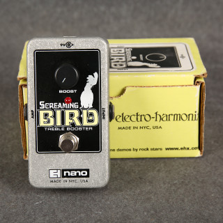 Electro Harmonix Screaming Bird Treble Booster Pedal - 2nd Hand