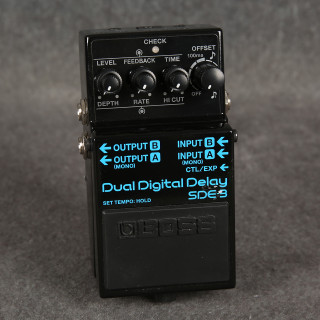 Boss SDE-3 Dual Digital Delay Pedal - 2nd Hand