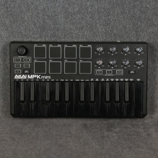 Akai MPK Mini MKII 25-Key MIDI Controller - 2nd Hand