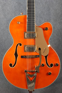 Gretsch Synchromatic Nashville Hollow Body Single-Cut with Bigsby - 50's Orange Stain - CYGC25071023
