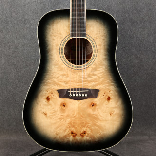 Washburn Deep Forrest DFBDB Dreadnought Acoustic - Black Fade - 2nd Hand