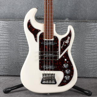 Burns Marvin Shadows LTD Bass Guitar - White - 2nd Hand