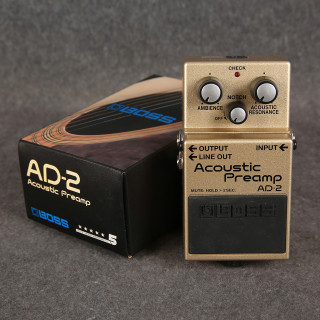 Boss AD-2 Acoustic Preamp Pedal - 2nd Hand