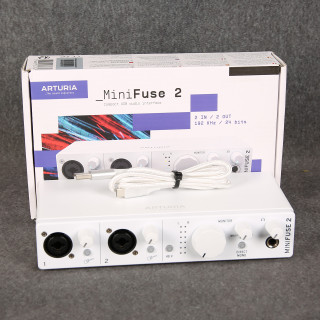 Arturia MiniFuse 2 USB Audio Interface - White - 2nd Hand