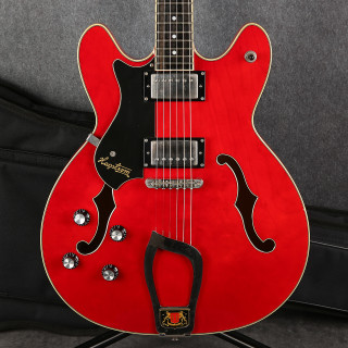 Hagstrom Viking - Left Handed - Transparent Cherry - 2nd Hand
