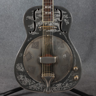 Ozark 3515BE Engraved Biscuit Resonator Guitar - 2nd Hand