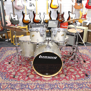 Ludwig Remo Accent Drum Kit - Silver Sparkle **COLLECTION ONLY** - 2nd Hand