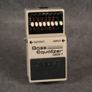 Boss GEB-7 Bass EQ Pedal - 2nd Hand