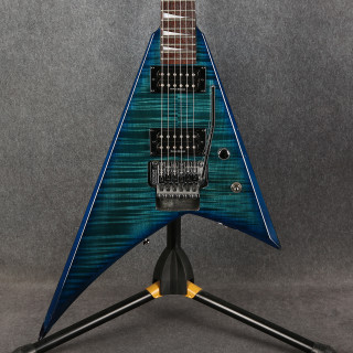 Jackson X Series RX10D Rhoads - Made in Japan - Transparent Blue - 2nd Hand