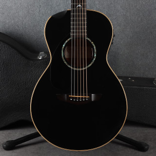 Faith Eclipse Mercury Scoop - Black - LH - Shadow Acoustic Pickup - 2nd Hand