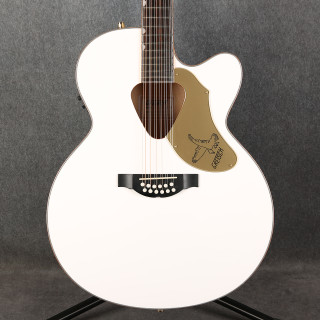 Gretsch G5022CWFE Rancher Falcon Jumbo 12 String Acoustic - White - 2nd Hand