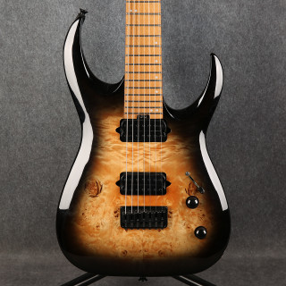 Jackson Pro Series Misha Mansoor Juggernaut HT7P - Black Burst Burl - 2nd Hand