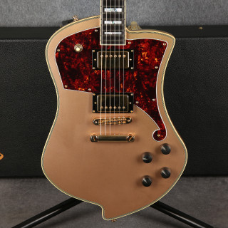 D'Angelico Deluxe Ludlow - LTD 34/50 - Mattle Rose Gold - 2nd Hand