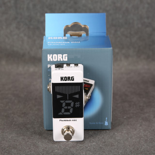 Korg Pitchblack Mini Tuner - White - 2nd Hand