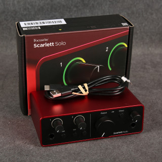 Focusrite Scarlett Solo Gen 4 - 2nd Hand