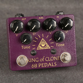 68 Pedals King of Clone Dual Overdrive Pedal - 2nd Hand