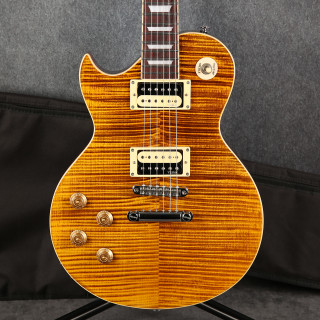 Harley Benton SC-550LH II PAF - Left Handed - Paradise Amber Flame - 2nd Hand