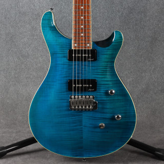 Harley Benton CST24 Deluxe - Ocean Blue Flame - 2nd Hand