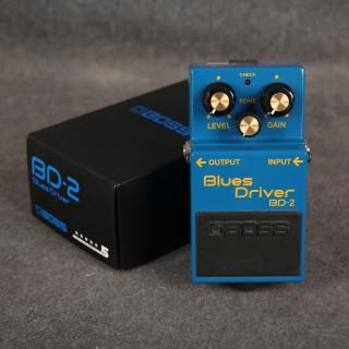Boss BD-2 Blue Driver Overdrive FX Pedal - 2nd Hand