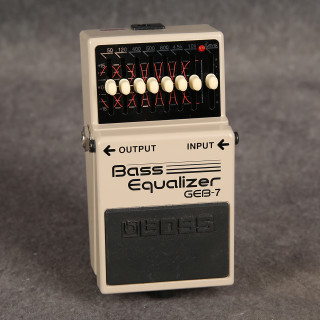 Boss GEB-7 Bass EQ Effects Pedal - 2nd Hand