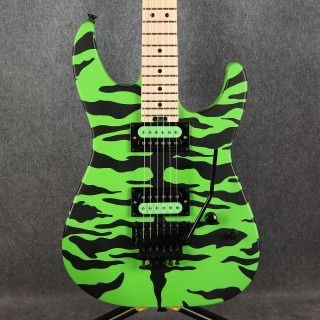 Charvel Satchel Signature Pro-Mod DK22 HH FR - Slime Green Bengal - 2nd Hand
