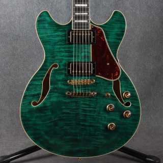 Ibanez AS93FM - Transparent Moss Green - 2nd Hand
