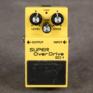 Boss SD-1 Super Overdrive Effect Pedal - 2nd Hand
