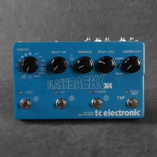 TC Electronic Flashback X4 Delay Guitar Pedal - 2nd Hand