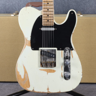 Siggi Braun Custom Shop T-Tylpe Guitar - Relic Olympic White - 2nd Hand