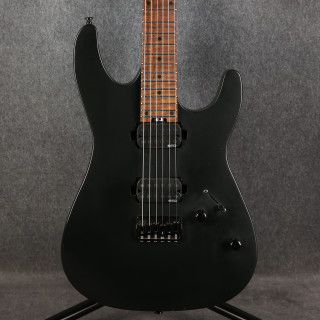 Harley Benton Pro Series Fusion-III EMG HT Roasted SBK - Matte Black - 2nd Hand