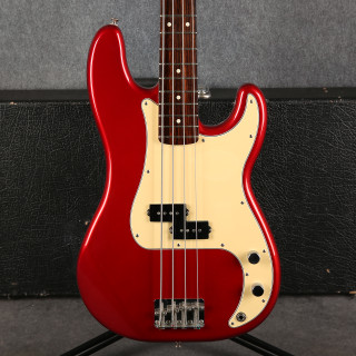 Fender Mexican Standard Precision Bass - Chrome Red - 2nd Hand